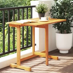 vidaXL Table pliable de balcon 90x60x72 cm bois d'acacia solide