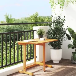 vidaXL Table pliable de balcon 90x60x72 cm bois d'acacia solide