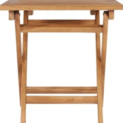 vidaXL Table pliable de jardin 45x45x45 cm Bois de teck solide