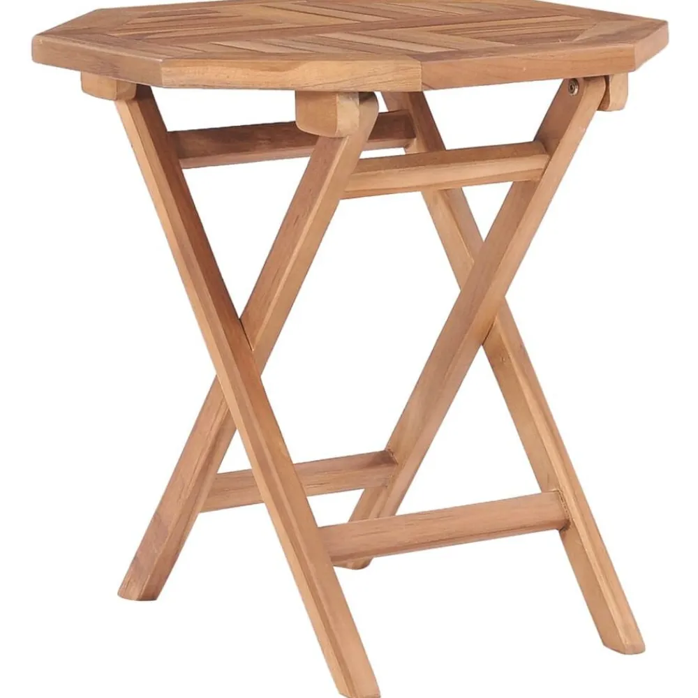 Mobilier De Jardin-vidaXL Table pliable de jardin 45x45x45 cm Bois de teck solide