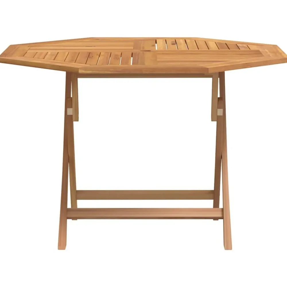 Mobilier De Jardin-vidaXL Table pliable de jardin 110x110x75 cm bois massif de teck