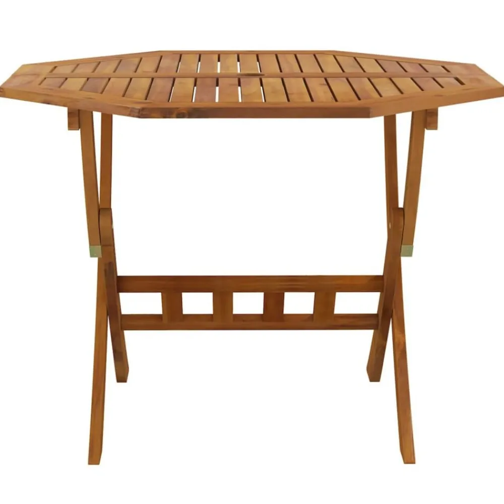 Mobilier De Jardin-vidaXL Table pliable de jardin 90x75 cm Bois d'acacia solide