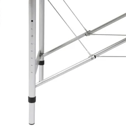 vidaXL Table pliable de massage 3 zones avec cadre en aluminium