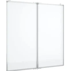 Fournitures De Bureau-vidaXL Tableau blanc magnétique pliable 80x80x1,7 cm aluminium