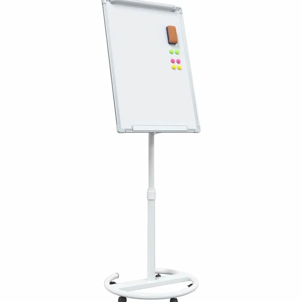 vidaXL Tableau blanc magnétique et blanc 62 x 62,5 x 197 cm EPS