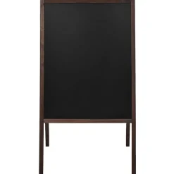 vidaXL Tableau noir double face Bois de cèdre Autoportant 60x80 cm