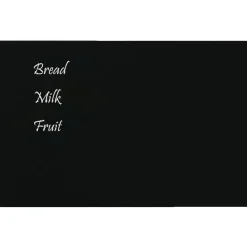 Fournitures De Bureau-vidaXL Tableau magnétique mural 40x30 cm Verre trempé Noir