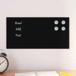 vidaXL Tableau magnétique mural 40x20 cm Verre trempé
