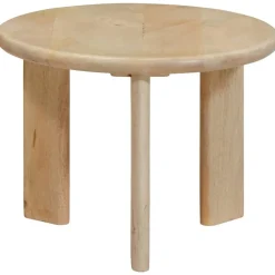 vidaXL Tables basses gigognes 2 pcs Noir Bois de mangue massif