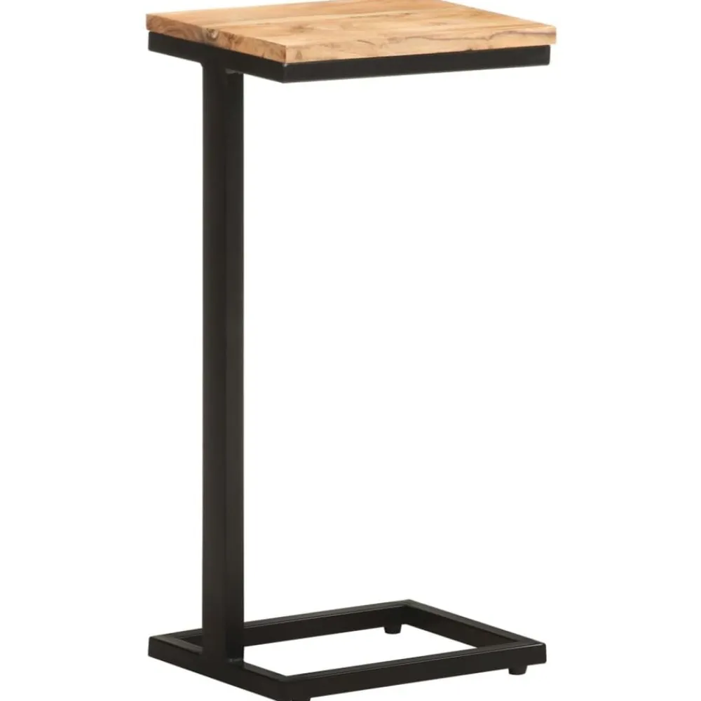 vidaXL Tables d'appoint 2 pcs 31,5x24,5x64,5 cm Bois d'acacia solide