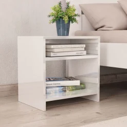 vidaXL Tables de chevet 2pcs 40x30x40cm bois ingénierie