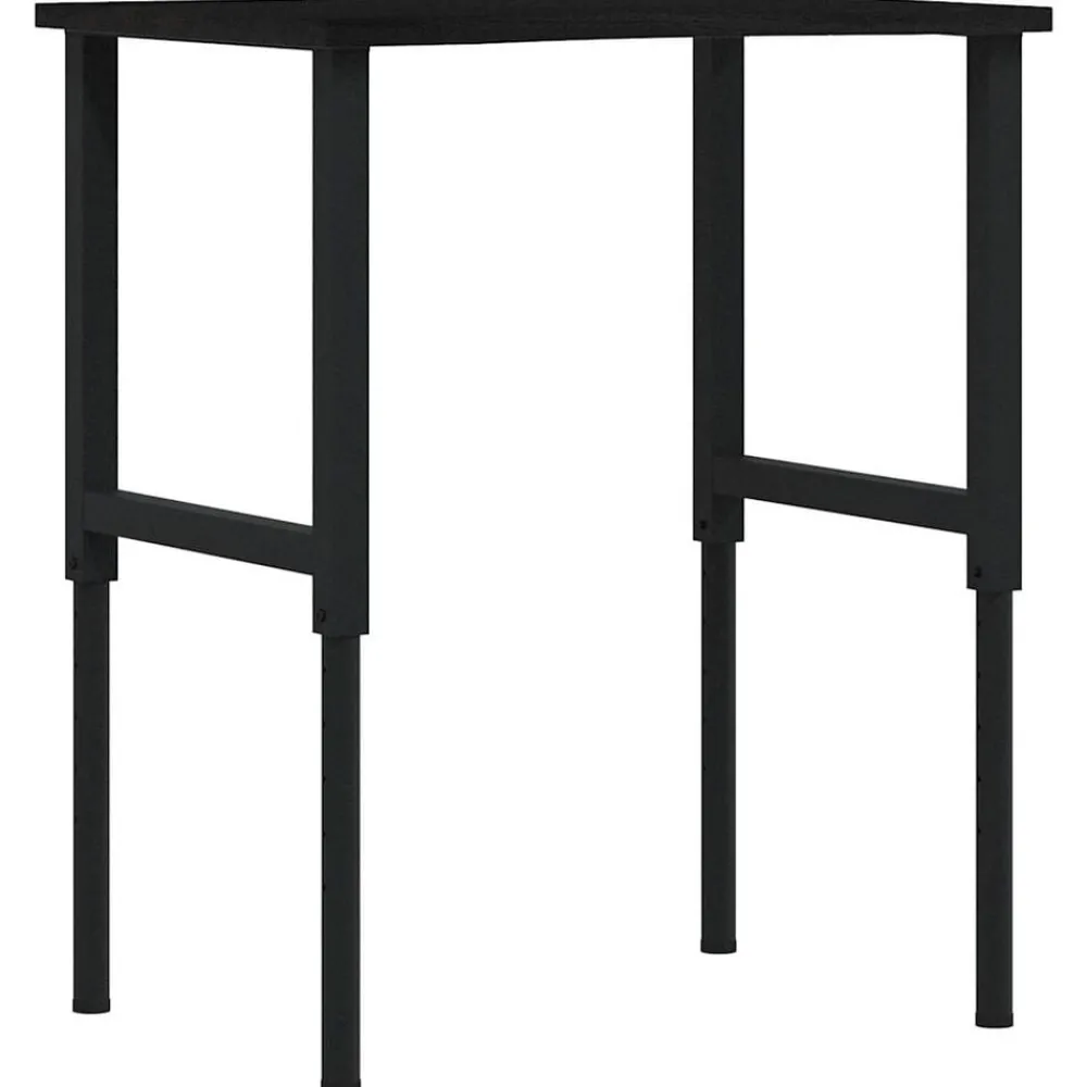 vidaXL Établi marron foncé 80x60x(71,5-98) cm bois de chêne massif