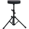 Arts & Loisirs-vidaXL Tabouret à tambour réglable Noir Rond