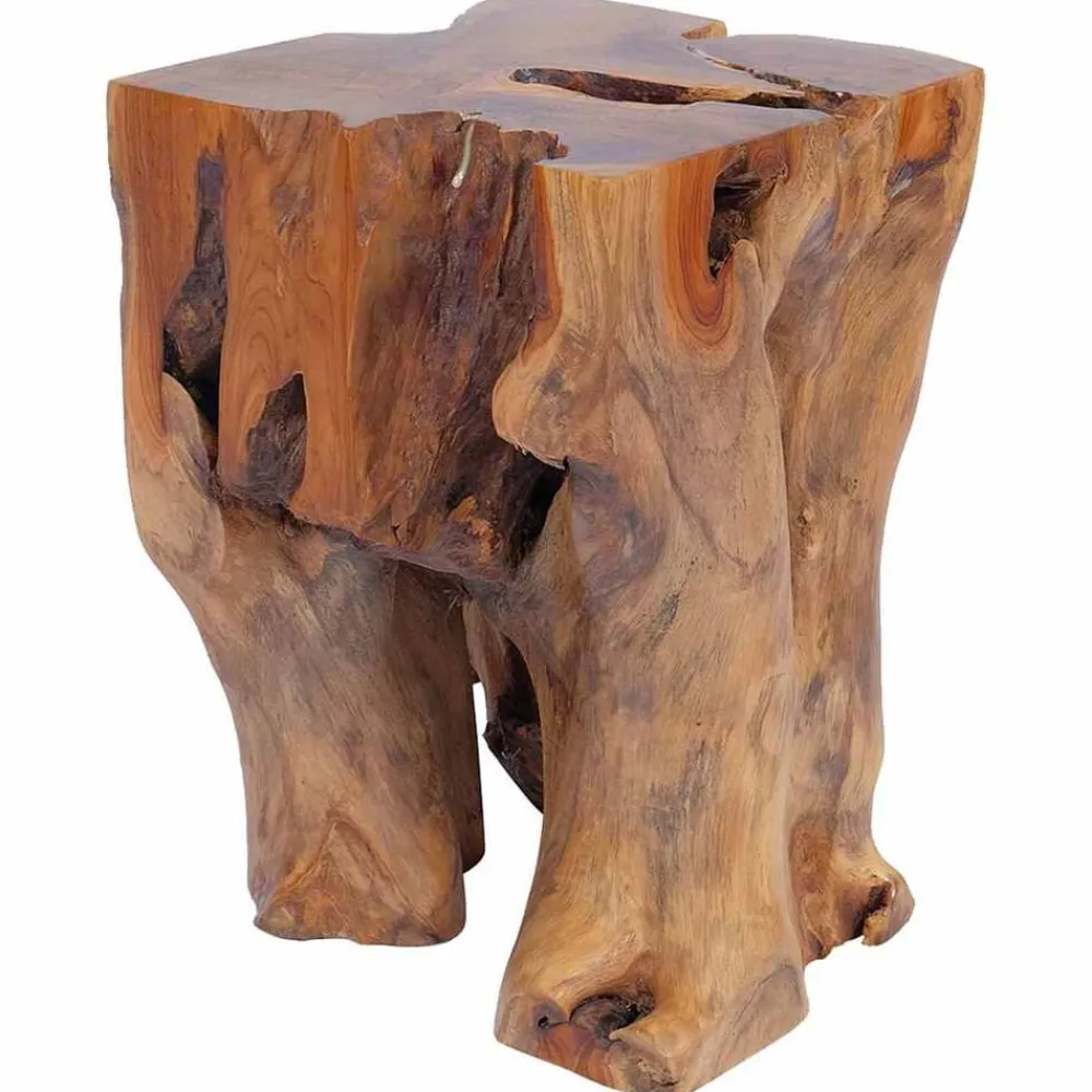 Fauteuils Et Chaises-vidaXL Tabouret Bois de teck massif