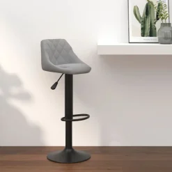 vidaXL Tabouret de bar Velours