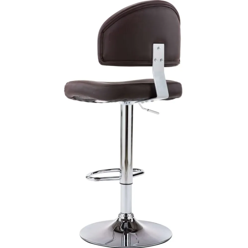 Fauteuils Et Chaises-vidaXL Tabouret de bar Similicuir Marron