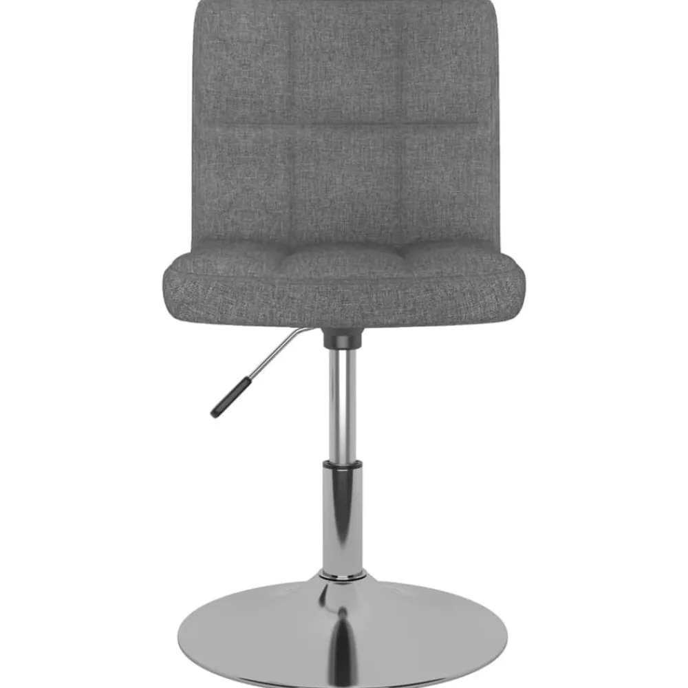 Fauteuils Et Chaises-vidaXL Tabouret de bar pivotant Tissu Gris clair
