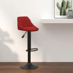 vidaXL Tabouret de bar Velours