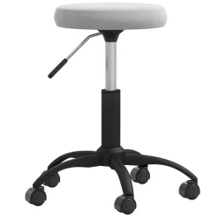 Santé & Beauté-vidaXL Tabouret de massage Velours Gris clair