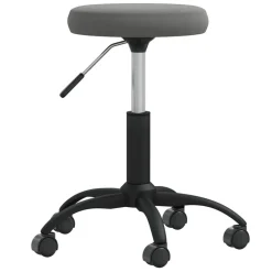 Santé & Beauté-vidaXL Tabouret de massage Velours Gris foncé