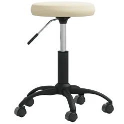 Santé & Beauté-vidaXL Tabouret de massage Velours Crème Crème