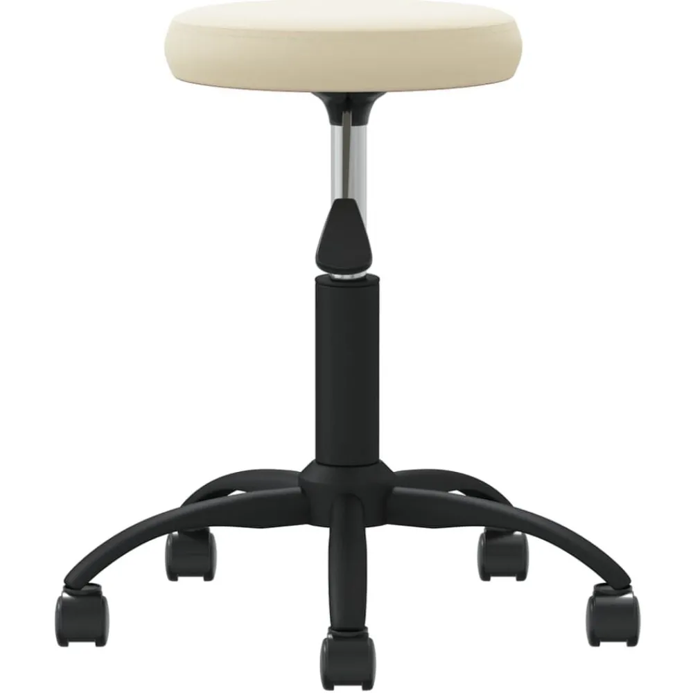 Santé & Beauté-vidaXL Tabouret de massage Velours Crème Crème
