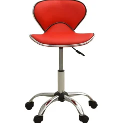 Coiffure & Cosmétologie-vidaXL Tabouret de salon et spa Similicuir Rouge