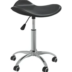 Coiffure & Cosmétologie-vidaXL Tabouret de salon et spa Similicuir Noir