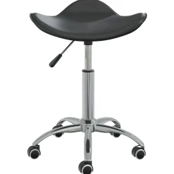 Coiffure & Cosmétologie-vidaXL Tabouret de salon et spa Similicuir Noir