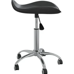 Coiffure & Cosmétologie-vidaXL Tabouret de salon et spa Similicuir Noir