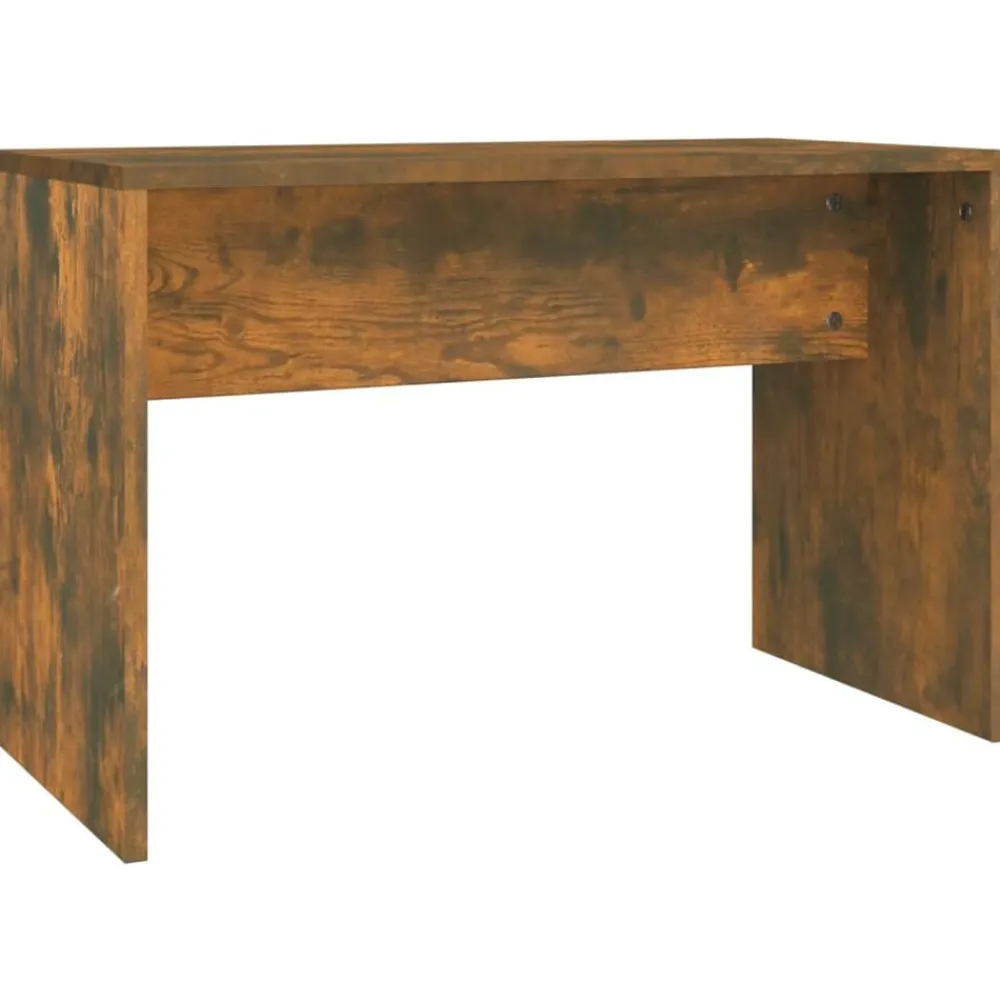 vidaXL Tabouret de toilette Chêne fumé 70x35x45 cm Bois d'ingénierie