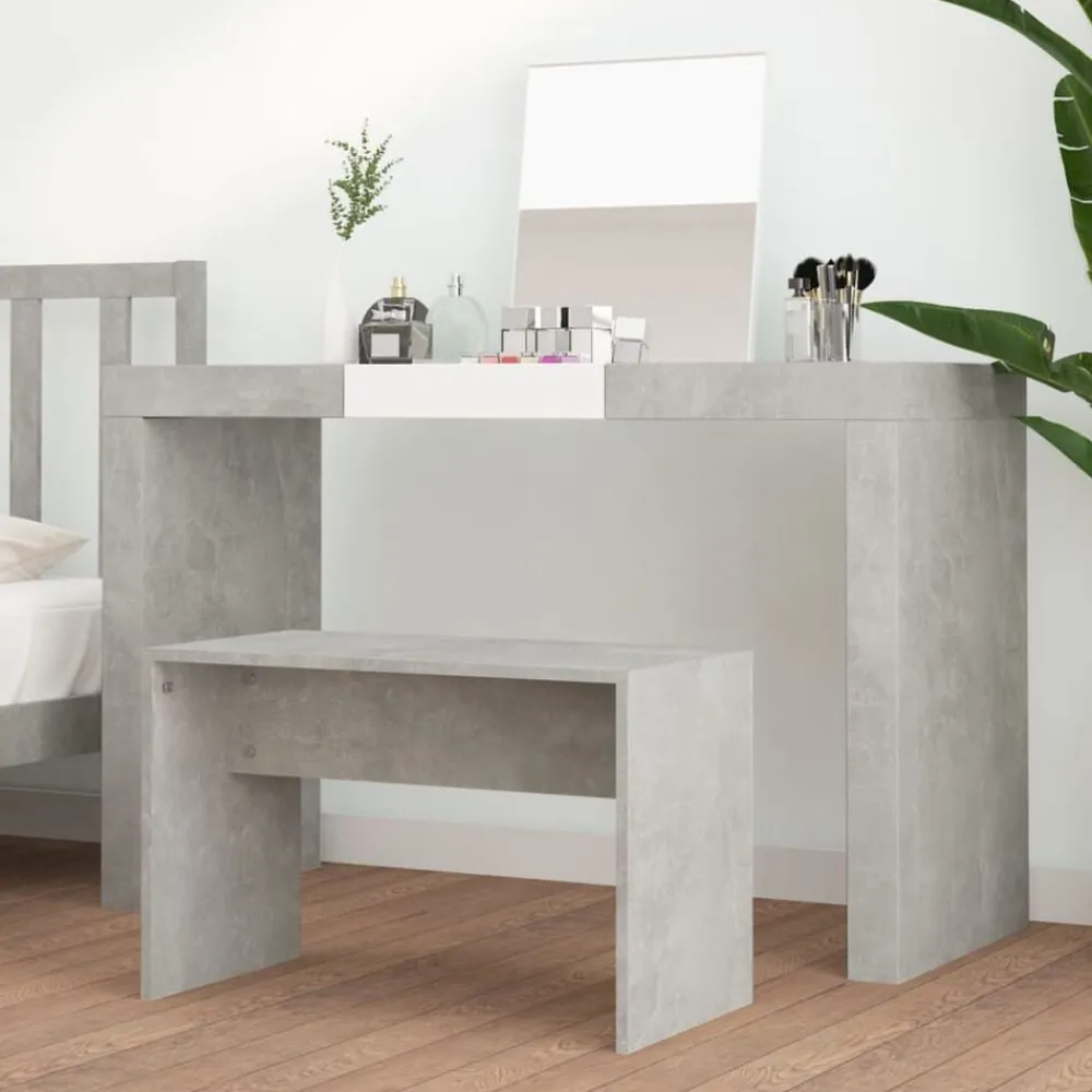 vidaXL Tabouret de toilette 70x35x45 cm Bois d'ingénierie