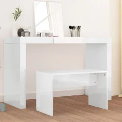 vidaXL Tabouret de toilette 70x35x45cm Bois d'ingénierie