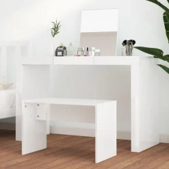 vidaXL Tabouret de toilette 70x35x45cm Bois d'ingénierie