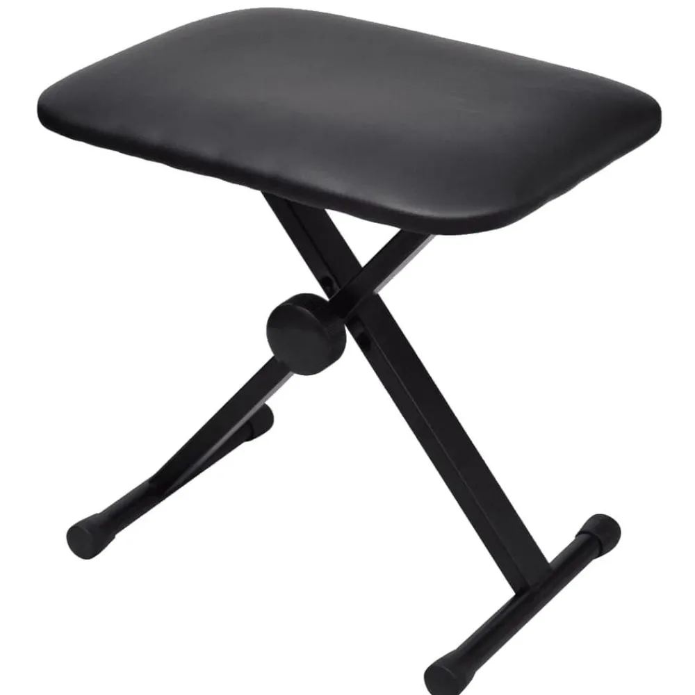 Arts & Loisirs-vidaXL Tabouret pliable et réglable de piano