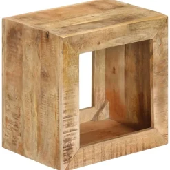 Tables-vidaXL Tabouret 40x30x40 cm Bois de manguier solide