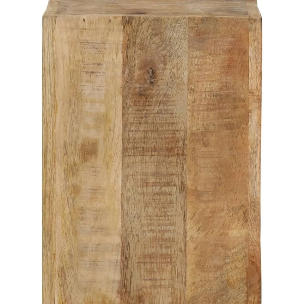 Tables-vidaXL Tabouret 40x30x40 cm Bois de manguier solide