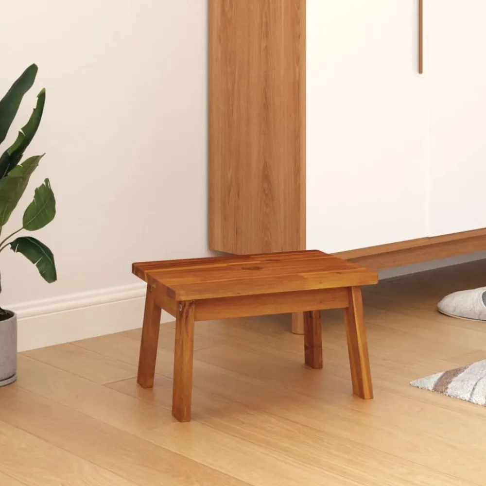 Fauteuils Et Chaises-vidaXL Tabouret-escabeau 38x26x22 cm Bois d'acacia solide