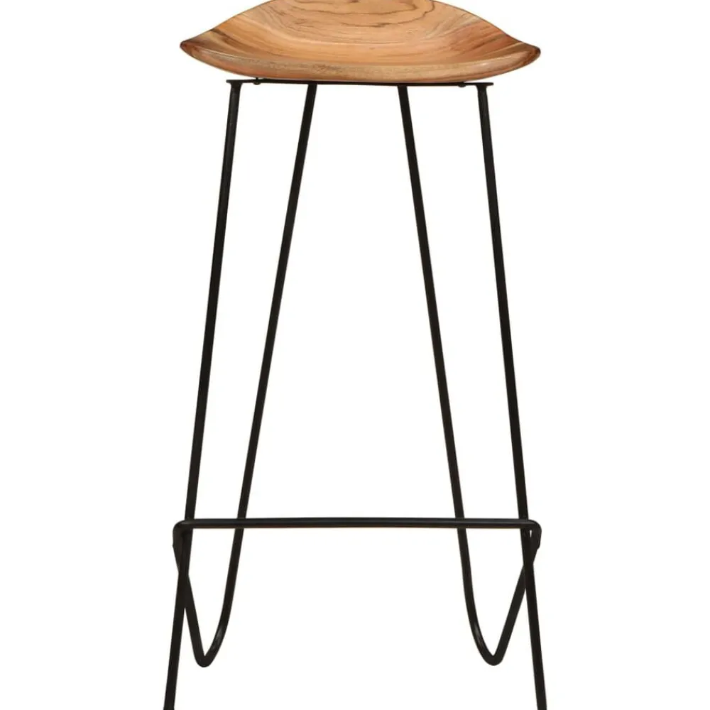 Fauteuils Et Chaises-vidaXL Tabourets de bar lot de 2 bois d'acacia massif