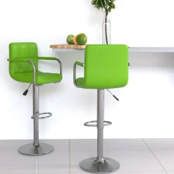 vidaXL Tabourets de bar lot de 2 similicuir