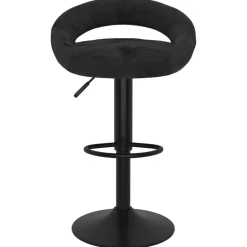 Fauteuils Et Chaises-vidaXL Tabourets de bar lot de 2 velours Noir