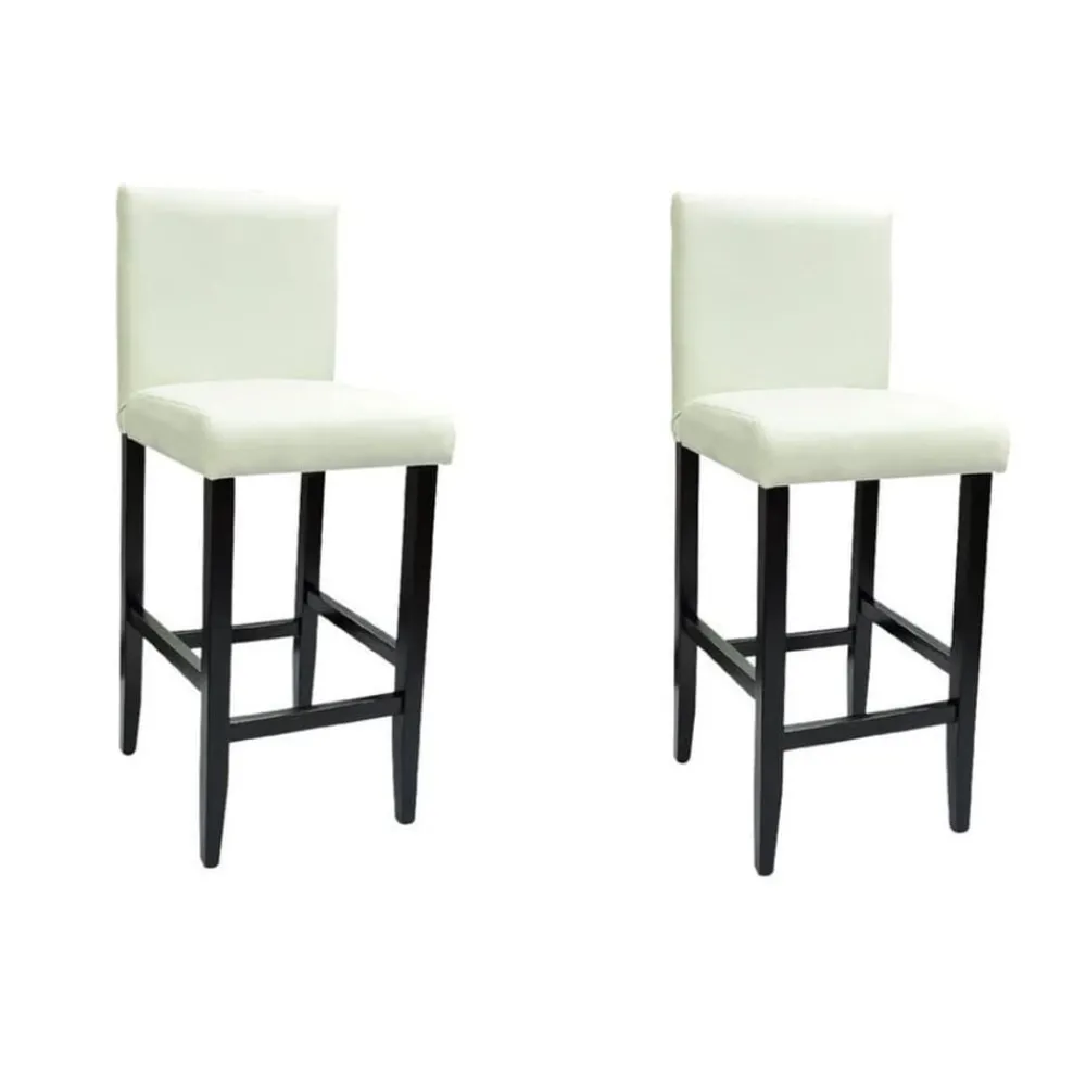 vidaXL Tabourets de bar lot de 2 similicuir