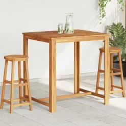 vidaXL Tabourets de bar lot de 2 bois d'acacia massif