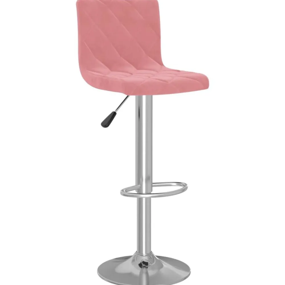 vidaXL Tabourets de bar lot de 2 velours