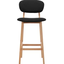 Fauteuils Et Chaises-vidaXL Tabourets de bar lot de 2 tissu Noir