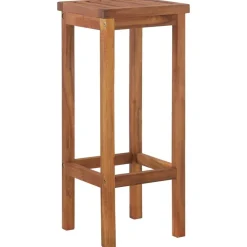vidaXL Tabourets de bar lot de 2 bois d'acacia massif