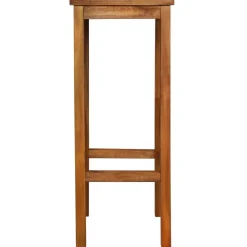 vidaXL Tabourets de bar lot de 2 bois d'acacia massif