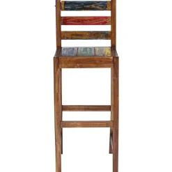 vidaXL Tabourets de bar lot de 2 bois massif de récupération
