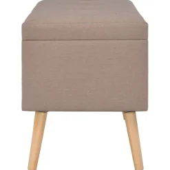 vidaXL Tabourets de rangement lot de 3 Tissu