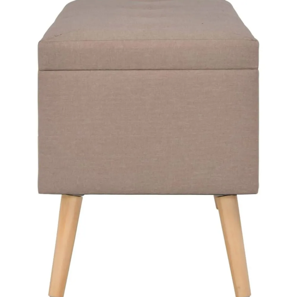 vidaXL Tabourets de rangement lot de 3 Tissu